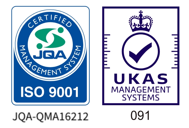 Quality system JQA-QMA16212, UKAS Management systems 091
